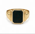 9ct Bloodstone Square Signet Ring