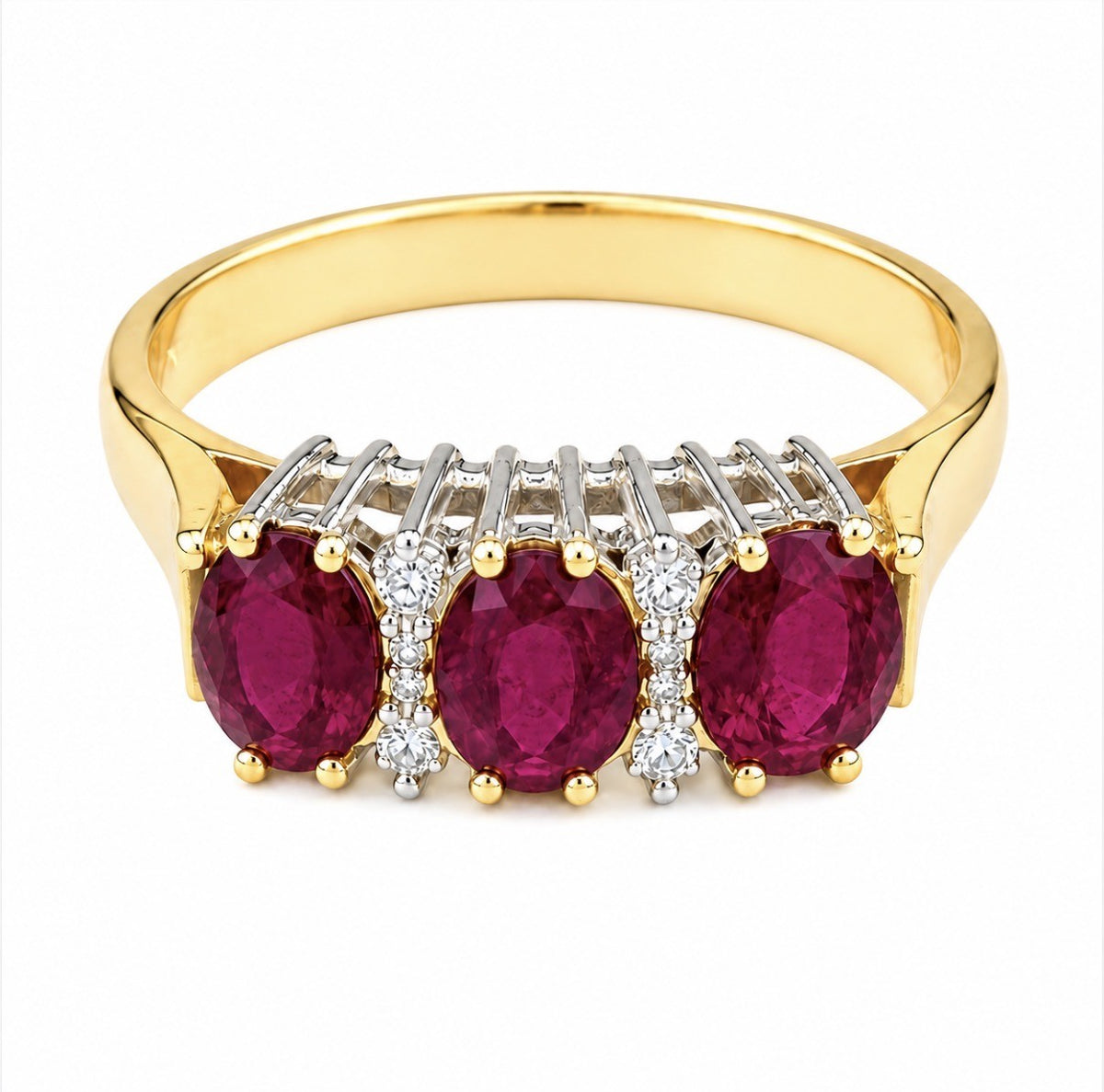 18ct Ruby & Diamond Ring