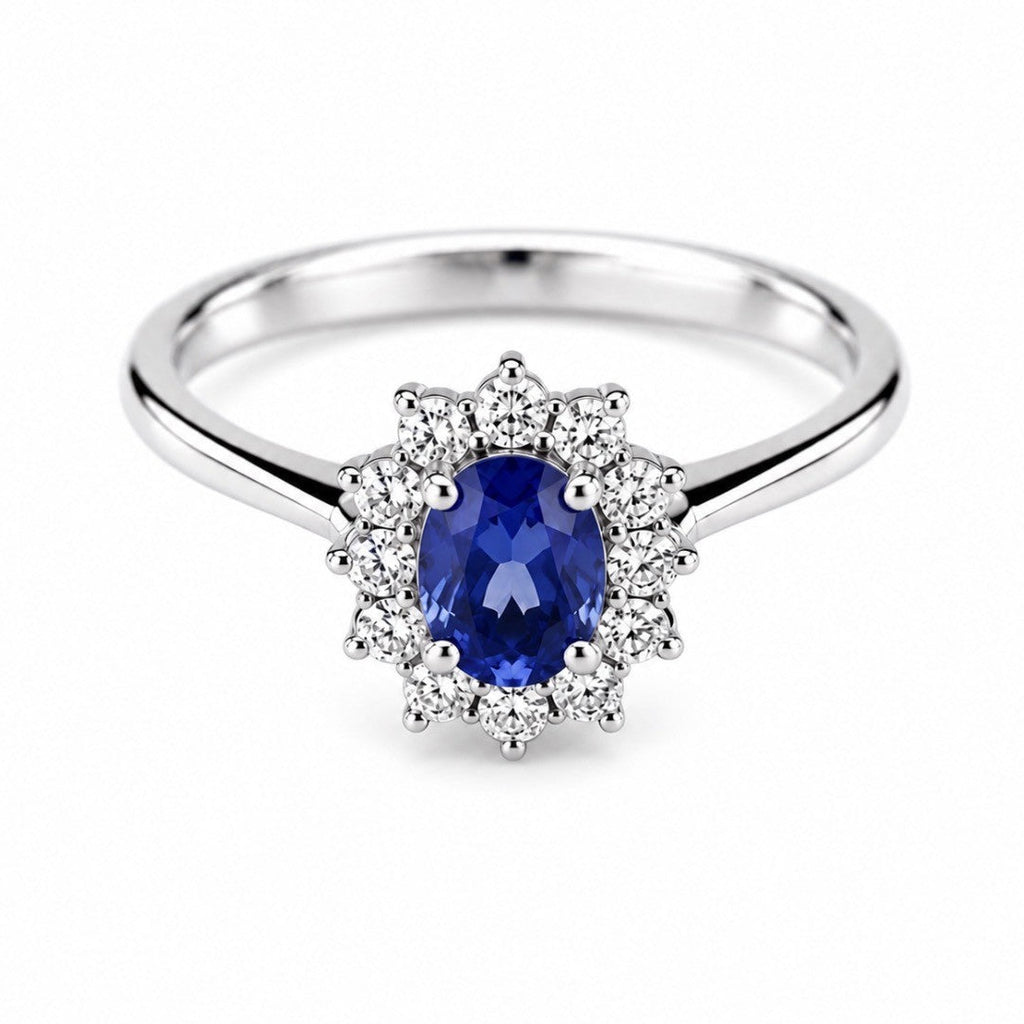 18ct Tanzanite & Diamond Ring