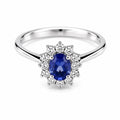18ct Tanzanite & Diamond Ring