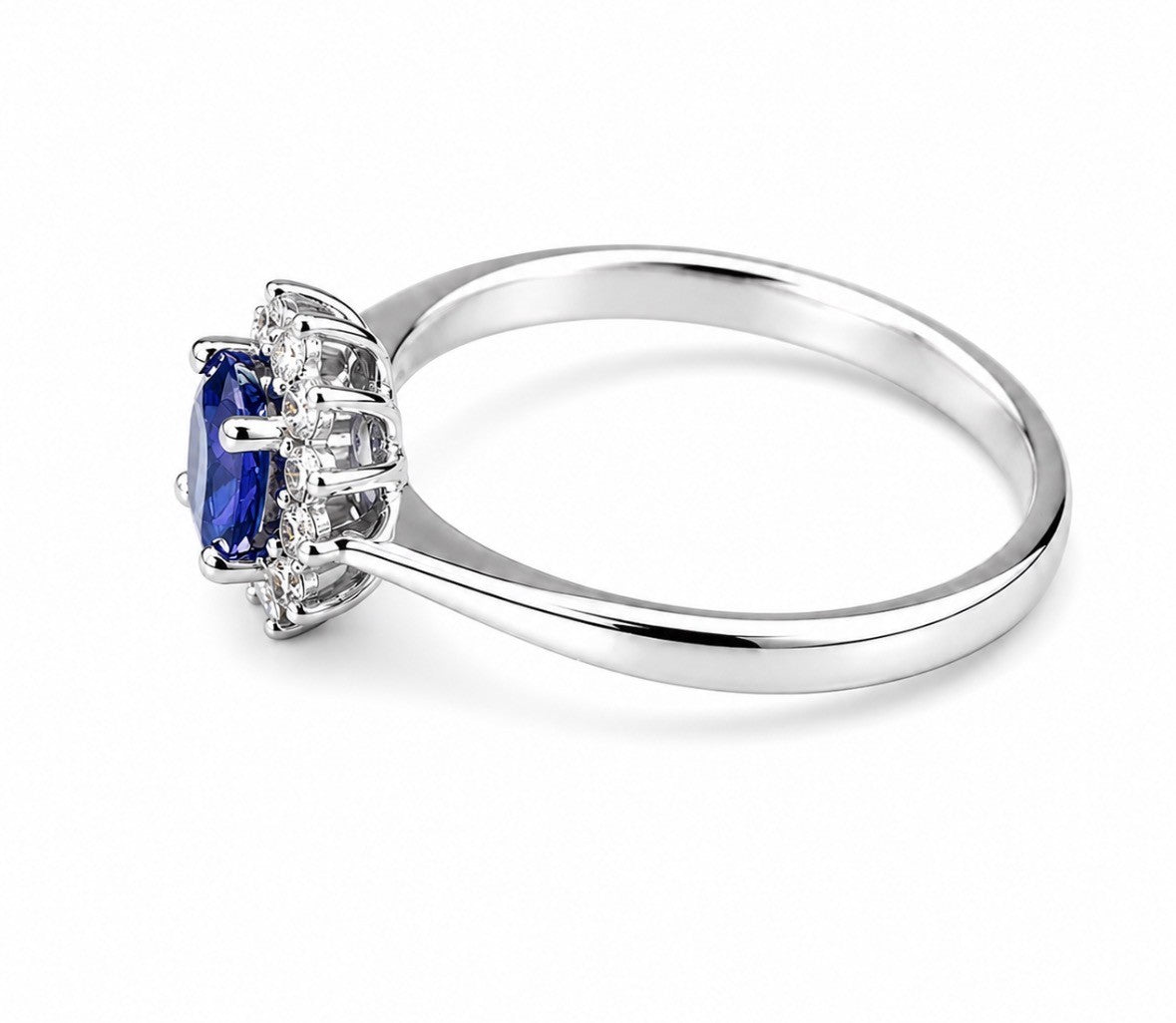 18ct Tanzanite & Diamond Ring