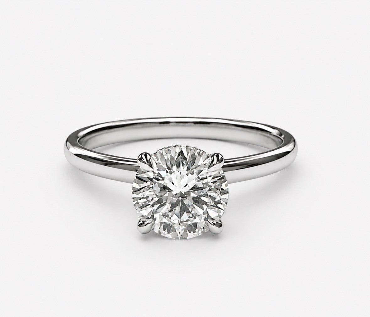 Platinum Lab Grown Diamond Solitaire