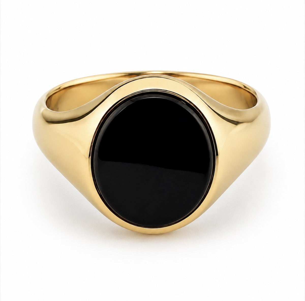 9ct Onyx Signet Ring