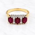 18ct Ruby & Diamond Ring