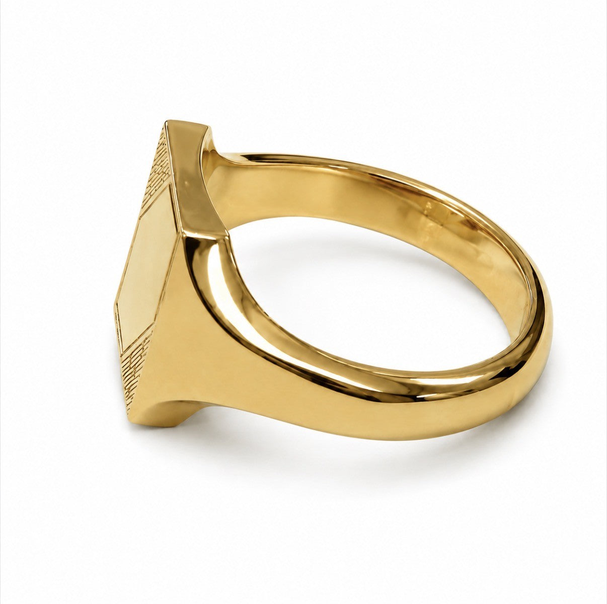 9ct Square Signet Ring