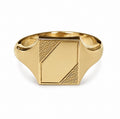 9ct Square Signet Ring