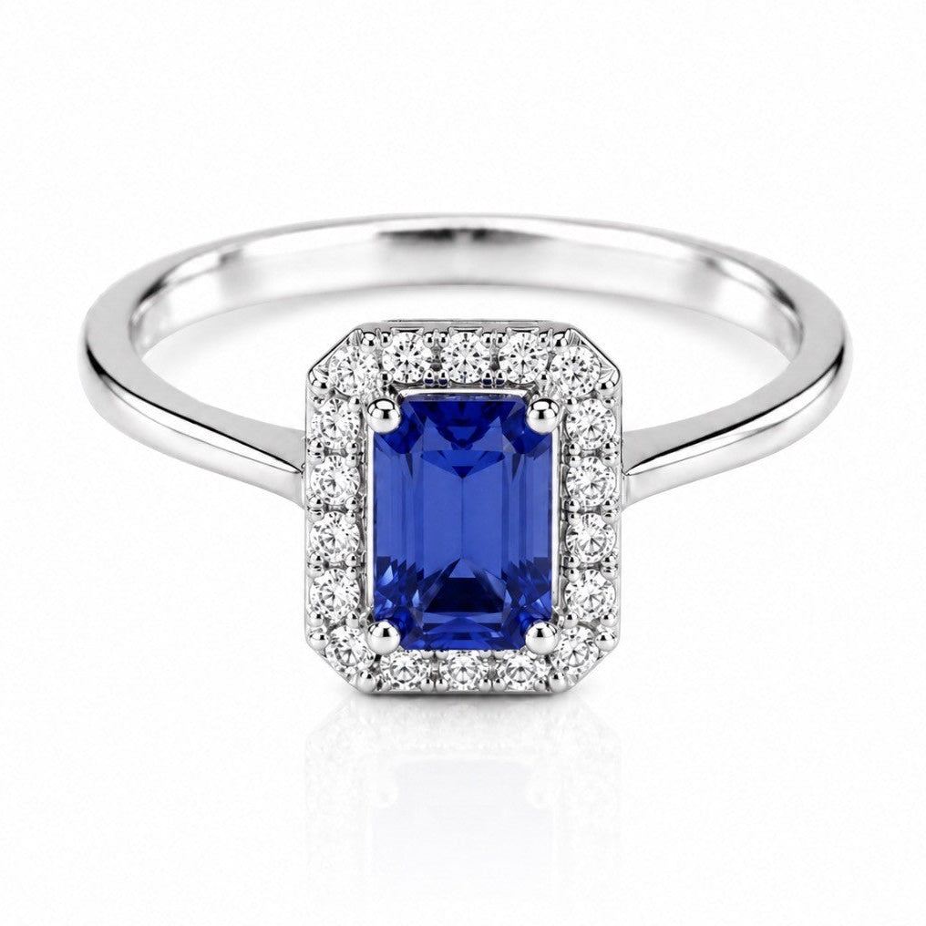 18ct Tanzanite & Diamond Ring
